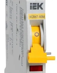 фото Контакт состояния КСВ47-60М на DIN-рейку для ВА47-60M IEK MVA31D-AK-1