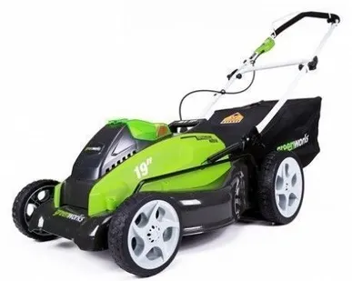 фото Газонокосилка аккумуляторная GreenWorks G40LM45K2X