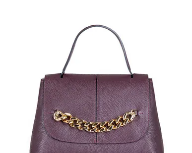 фото Бордовая сумка-трапеция Ницца с цепью TJ COLLECTION YG 5329912 BDZ