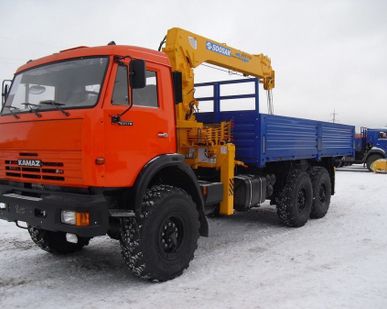 фото КАМАЗ 43118 (ЕВРО-2) с КМУ Soosan 736