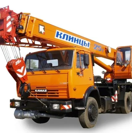 Фото №0 Аренда крана на базе КамАЗ 25 тонн