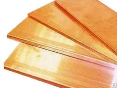 Фото №0 Плита бронзовая БрАЖ9-4 20x300х500