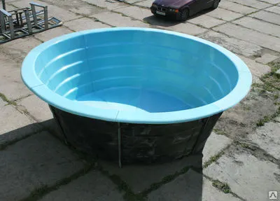 Фото №0 Круглый бассейн из стеклопластика