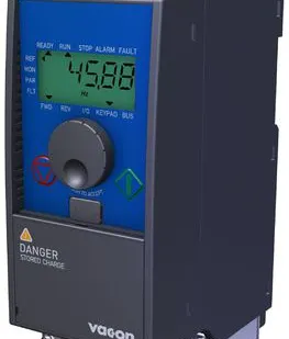фото Преобразователь частоты Vacon тип ЧРП 9, 2.2 кВт, RS-485, Входное