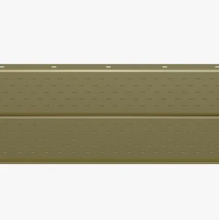 Фото №0 Сайдинг Потолочно-фасадная панель «Софит» перфорированный 0.47-0.50 мм RAL 1014, Слоновая кость