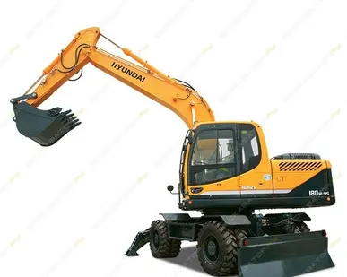 фото Аренда колесного экскаватора Hyundai R180W-9S, Москва