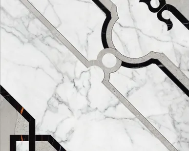 фото Керамический гранит KERRANOVA Marble Trend 600x600 панно K-1000/MR/d01-cut