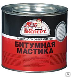 фото Мастика битумная ЭКСПЕРТ (2 л, черный)