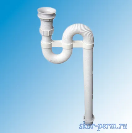 Фото №0 Сифон гофр д/моек с переливом СГ ПУМ