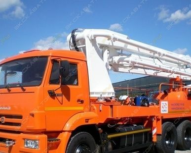 фото Аренда бетононасоса (автобетононасоса) КамАЗ 58153А (АБН-32), Челябинск