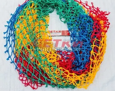 фото Сетка заградительная, яч. 40*40, Д 3,5 мм, цветная, узловая