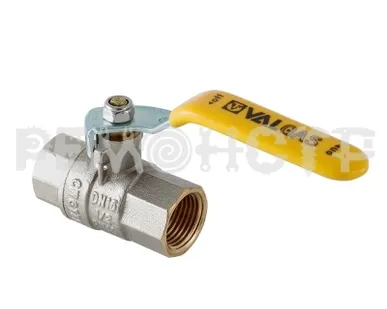 фото Кран шаровой газовый вн/вн ручка 1/2' VALTEC VALGAS (16/144) VT.271.N.04 П