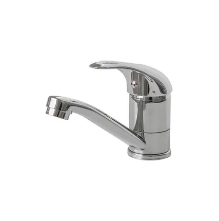 Фото №0 Смеситель для кухни 40мм, короткий излив, крепление 2 шпильки, FRAP