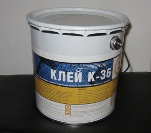 фото Клей К-36 эластомерный битумный, 3л