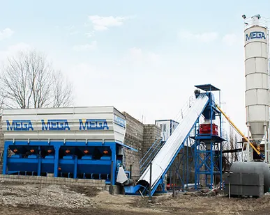 фото Бетонный завод 60 м3/ч марки Mega Promix 60.TW в Москве