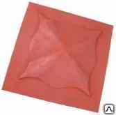 Фото №0 Оголовок на столб забора 450х450х100 мм