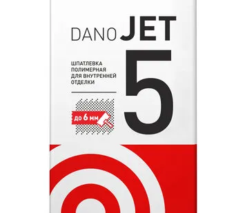 фото Шпаклевка полимерная выравнивающая Dano JET 5 25 кг Danogips