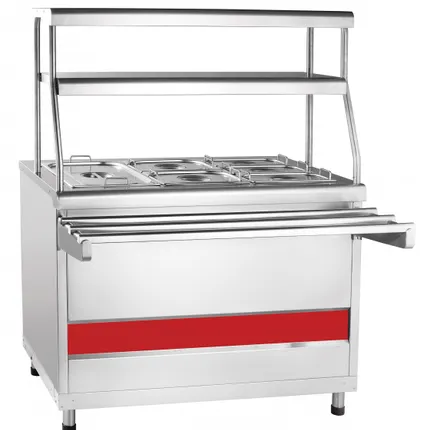 Фото №0 Мармит для вторых блюд ПМЭС-70КМ-60. Мармит 2-х блюд линии раздачи Аста для столовой, кафе