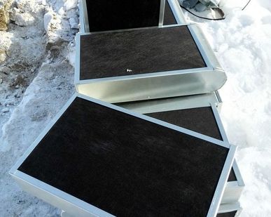 фото Кассета для шумоглушителя пластинчатого.