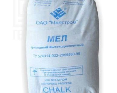 фото Мел природный строительный ВД высокодисперсный (31 кг)
