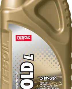 фото Масло моторное синт. TEBOIL Gold L 5W-30 (e1L)