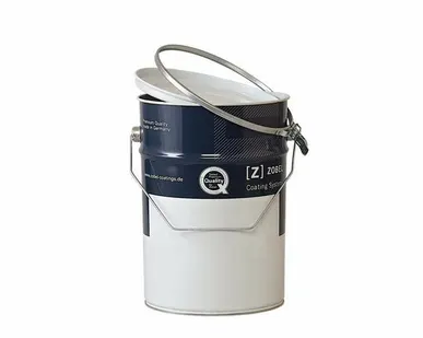 фото Тара металлическая для водных материалов (банка,крышка,зажим), 5л