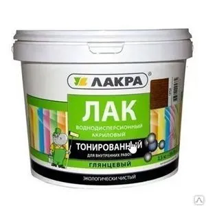 Фото №0 Лак Лакра Л-С вд тонированный Орех 2,5кг