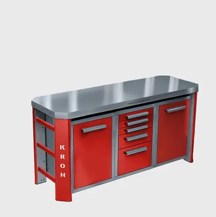 Фото №0 Металлический трехтумбовый верстак ГЕФЕСТ-ВС-151