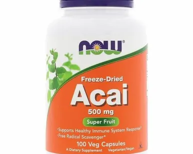фото Now Acai 500 мг., 100 капс.