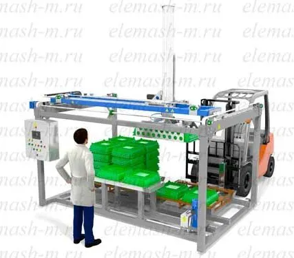 Фото №0 Робот-депаллетайзер Лебедки