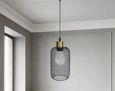 фото Светильник подвесной Brilliant light XA3269-1 Е27, черный, латунь