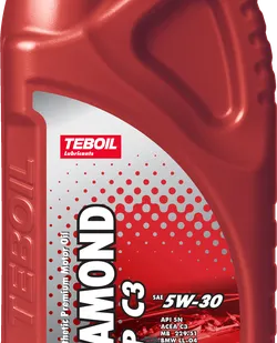 фото Масло моторное синт. TEBOIL Diamond ECP C3 5W-30 (e1L)