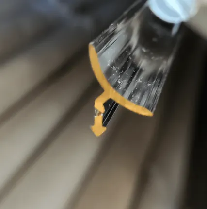 Фото №0 Угол внутренний Progress латунь 2,7 м - Латунь полированная - 4,5 мм