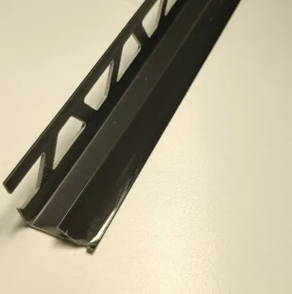 Фото №0 Раскладка под плитку Идеал внутренняя Черная / 007 8 мм 2,5 м Вп8 007/ЧЕР