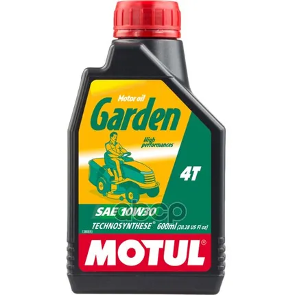 Фото №0 Масло Моторное 4T Motul Garden 10W30 Минеральное 0,6 Л 106990 MOTUL арт. 106990