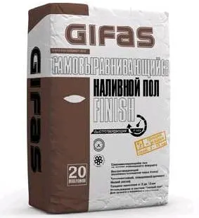 фото Тонкослойный наливной пол GIFAS FINISH