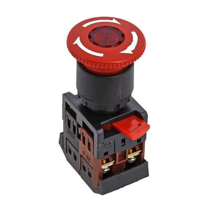 Фото №0 Кнопка AE-22 гриб кр. EKF pbn-ae