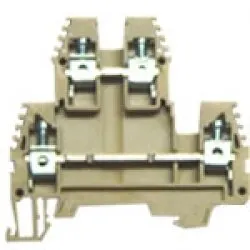 Фото №0 Klemsan Клеммник 2-х ярусный 4мм.кв. (синий); PIK4N