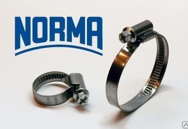 фото Хомут червячный Norma от 16-27/12 W4 до 160-180/12 W4