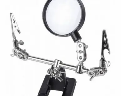 фото Rexant Держатель "третья рука" с лупой х3 REXANT 12-0251