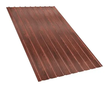 фото Профнастил двухсторонний С10 PRINT Античный дуб 0,45 мм