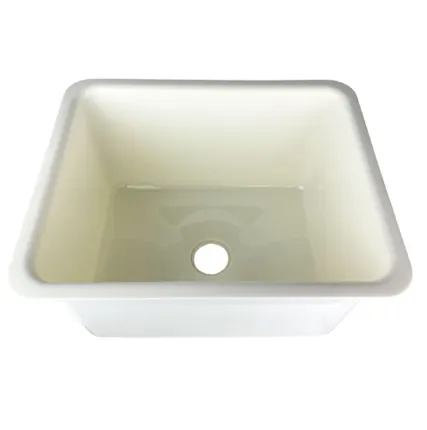 Фото №1 Большая лабораторная раковина-мойка Stegler RM-490W (полипропилен, внутр 490×390×290, габариты 550х450х310)