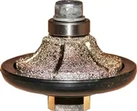 фото Профильная фреза Vacuum brazed &quot;H+20&quot; SpSh3/65/20/М14 для обработки гранита/мрамора
