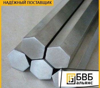 фото Шестигранник титановый 100 мм ВТ 1-0