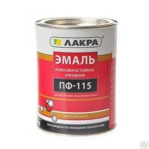 фото Эмаль ПФ-115 Лакра Шоколадно-коричневый 2кг