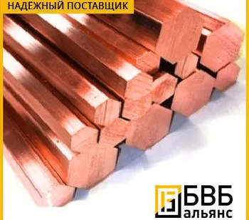 фото Шестигранник медный М3