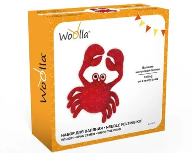 фото "Woolla" WT-0201 "Краб Семен" набор для валяния .