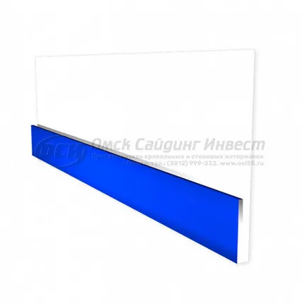 Фото №0 Начальная планка (евробрус) RAL 5002 (Ультрамарин)
