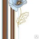 фото Панель ПВХ "Мак "цветок 2,70*0,25