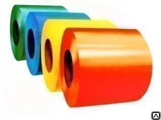 фото Рулонный прокат (сталь), покрытие ПВДФ (PVDF) с 1-й стороны, 1250x0,7мм